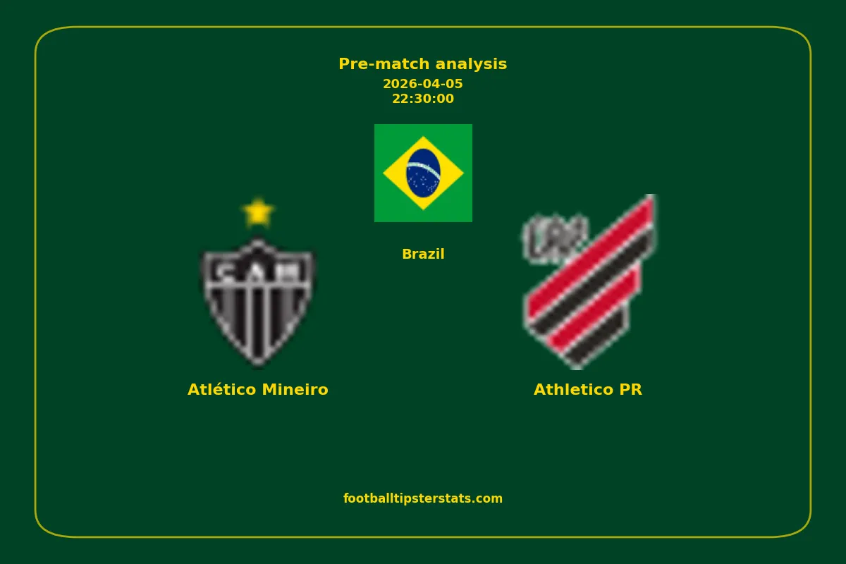 Pre-match analysis: Atlético Mineiro vs Athletico PR on 2026-04-05